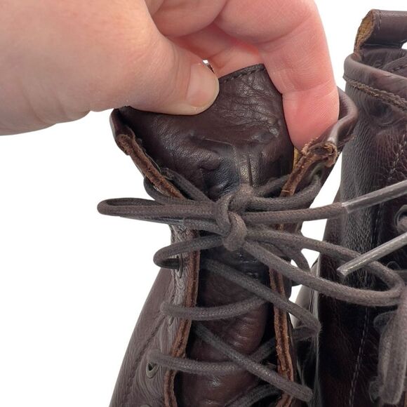 Frye Veronica Combat Boot Bootie lace up 3476276 6b - Picture 2 of 14